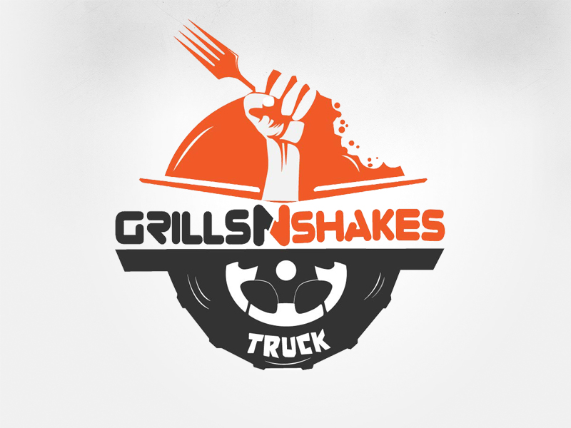 grills and shakes render infotech, web design, logo