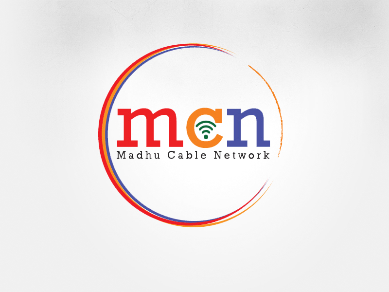 madhu cable networks mcn render infotech, web design, logo
