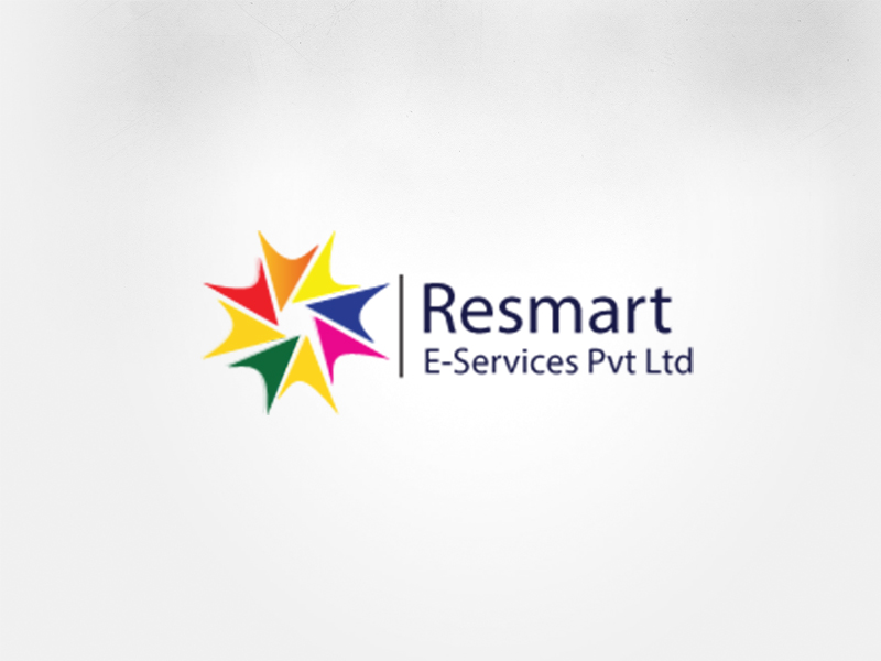 resmart logo render infotech, web design, logo